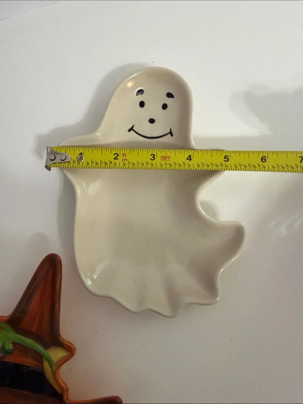 Longaberger Halloween Ceramic Treat Dishes Set of 3 Cat Ghost Pumpkin